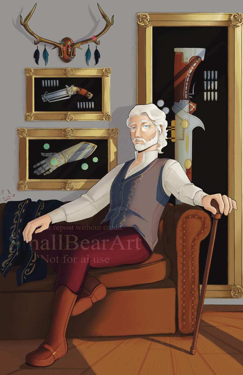 Percival Fredrickstein von Musel Klossowski "look at all my sh*t" de Rolo III (Critical Role) (Artist Guild of Exandria)