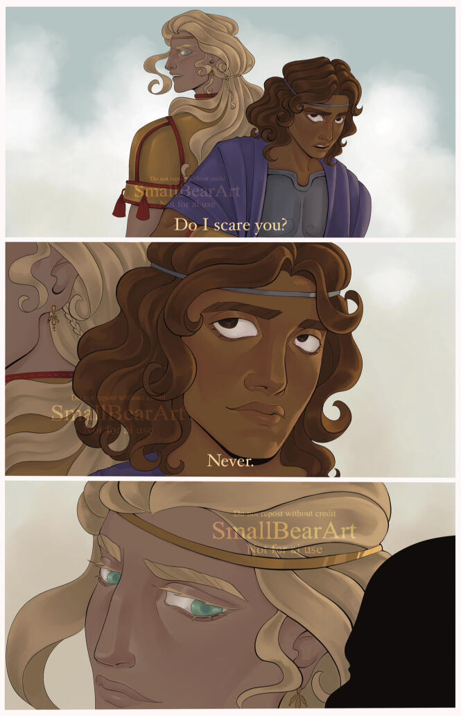 Patroclus and Achilles X Banana Fish (Iliad x Banana Fish)