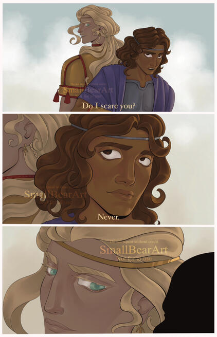 Patroclus and Achilles X Banana Fish (Iliad x Banana Fish)