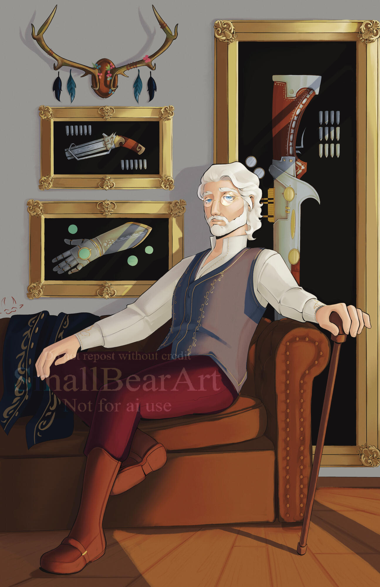 Percival Fredrickstein von Musel Klossowski "look at all my sh*t" de Rolo III (Critical Role) (Artist Guild of Exandria)