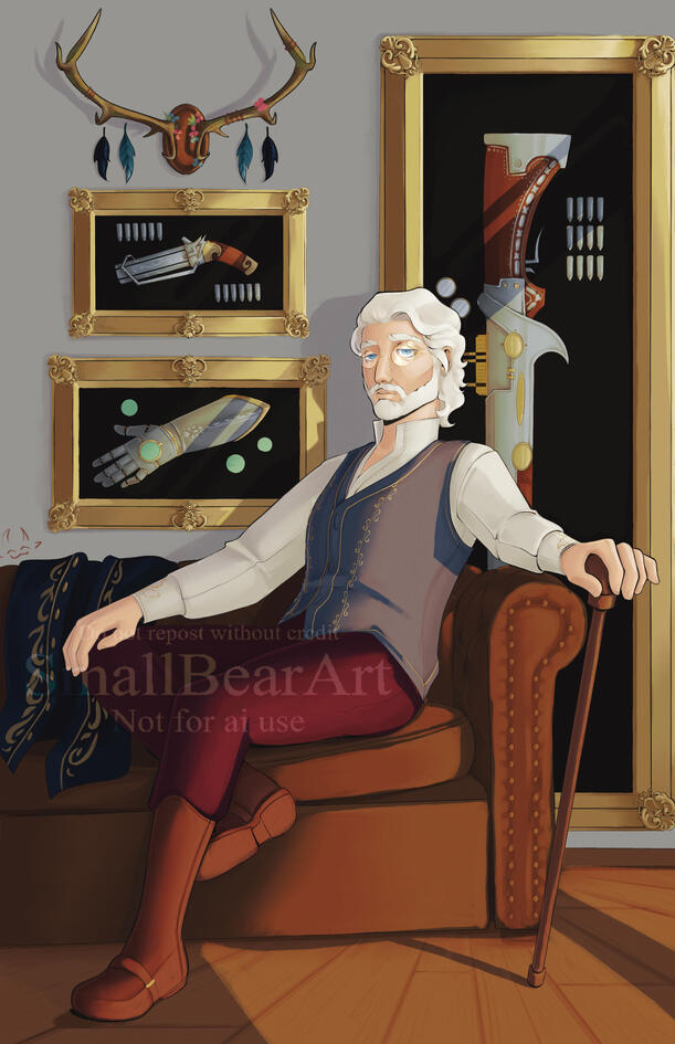 Percival Fredrickstein von Musel Klossowski "look at all my sh*t" de Rolo III (Critical Role) (Artist Guild of Exandria)