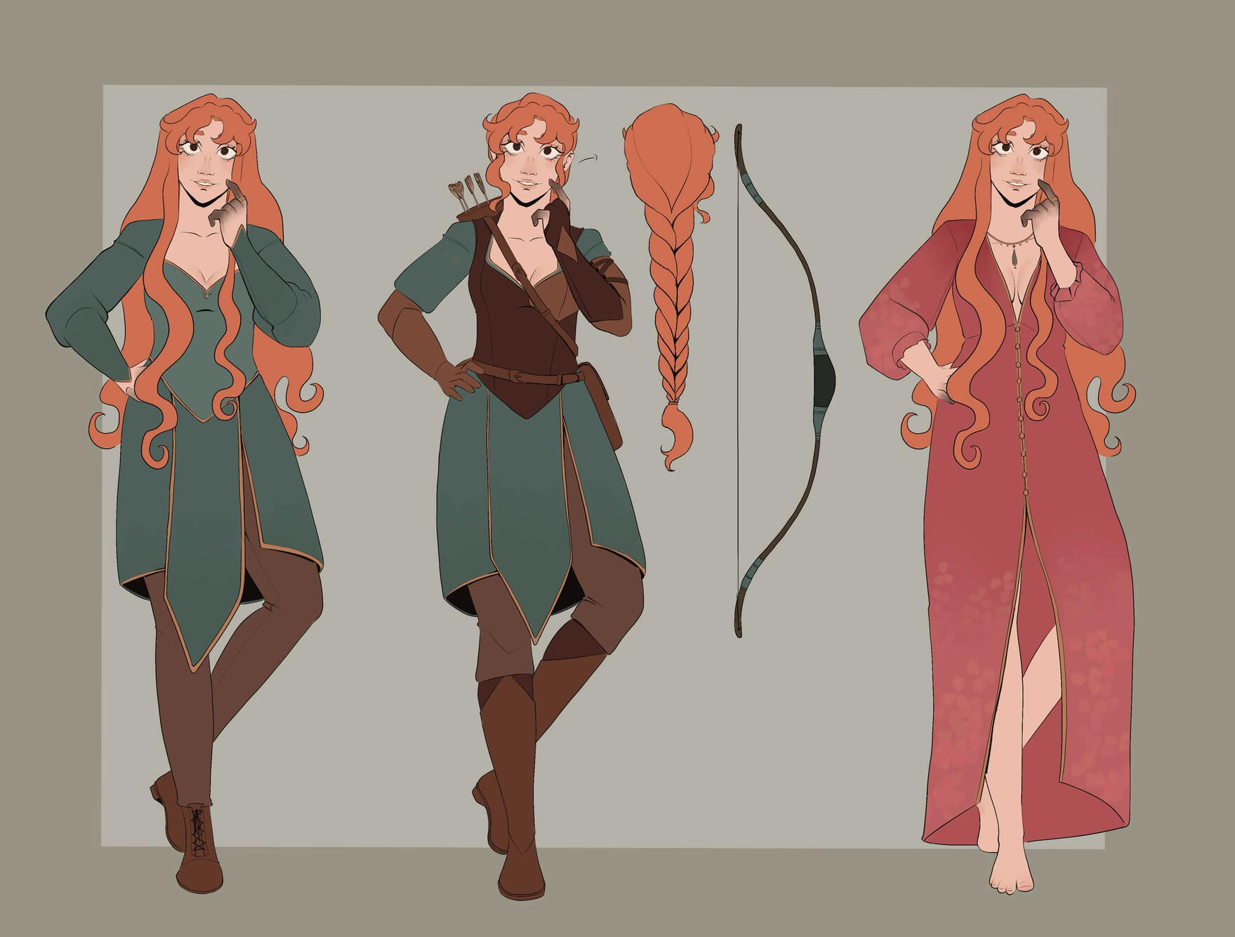 Druid Princess Outfits (vol 1) (oc)
