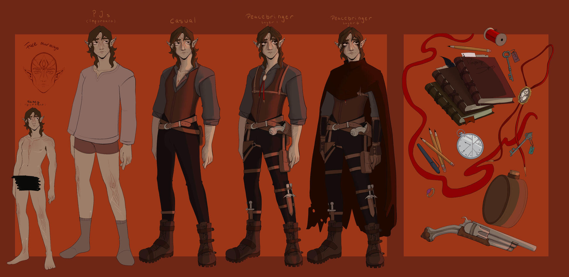Rouge Outfits (dnd)